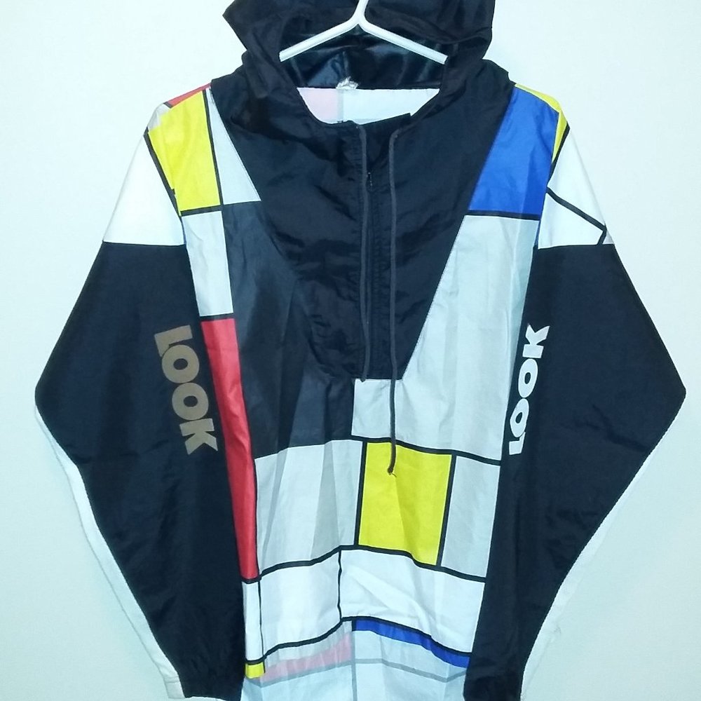 Vintage LOOK/La Vie Claire Cycling Hoodie from 1980s!